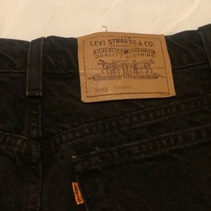 Black (faded) vintage Levi shorts